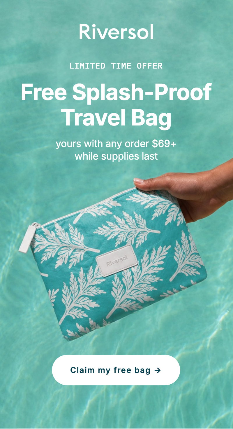Free Splash-Proof Travel Bag