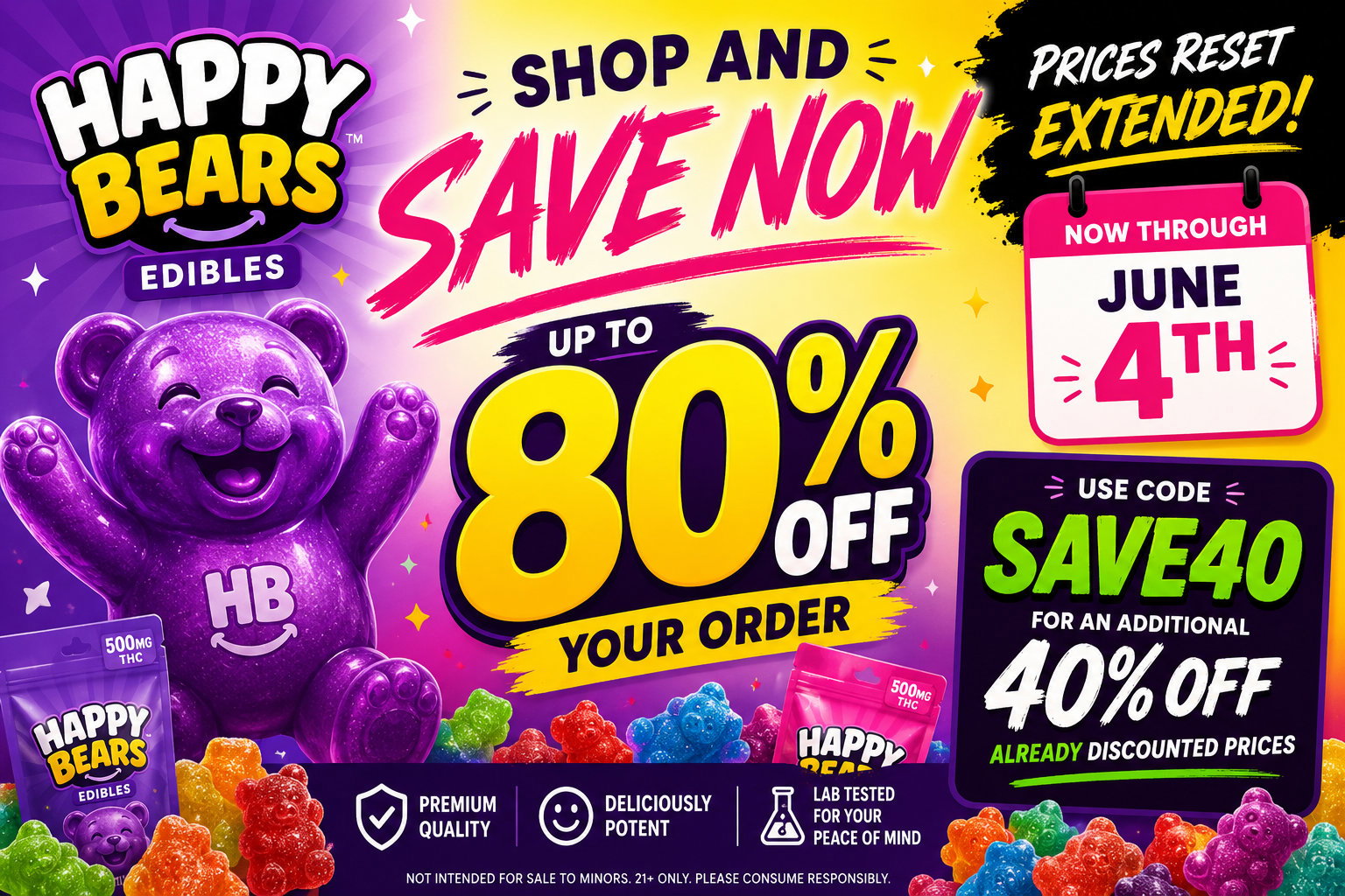 Happy Bears Edibles