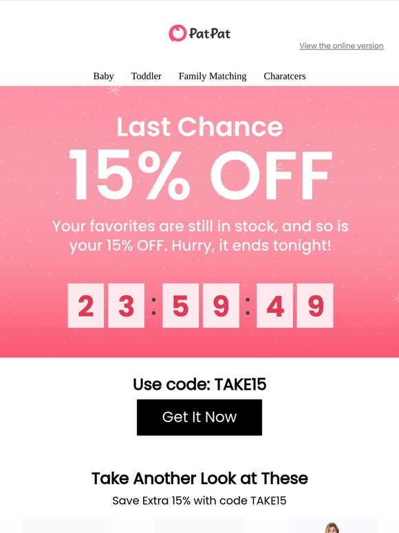 ⏰ Last Chance — 15% OFF Ends Tonight