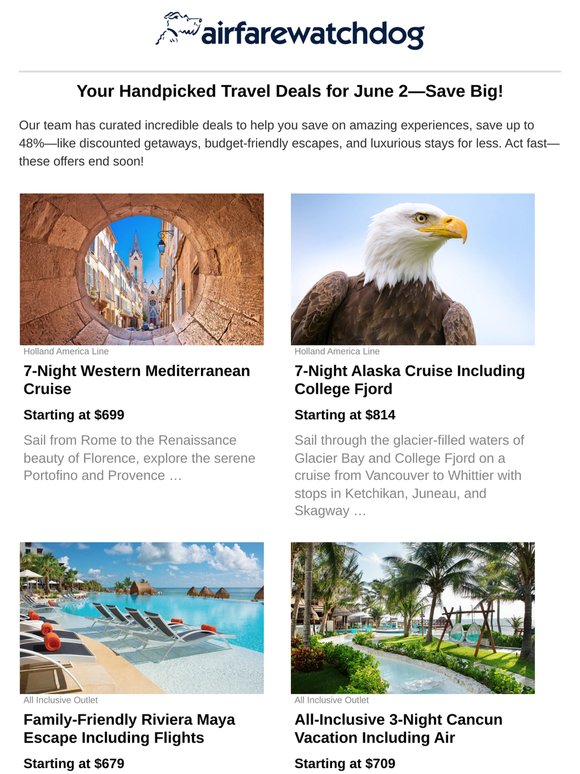 20 Travel Deals Worth Booking This Week