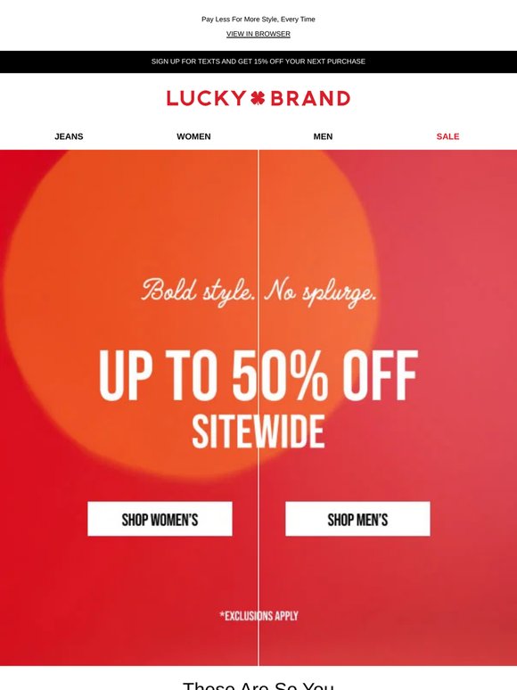 Summer ‘Fits Up To 50% Off—Shop Now!