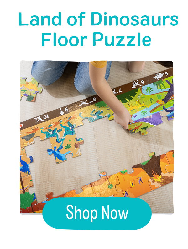 Land of Dinosaurs Floor Puzzle