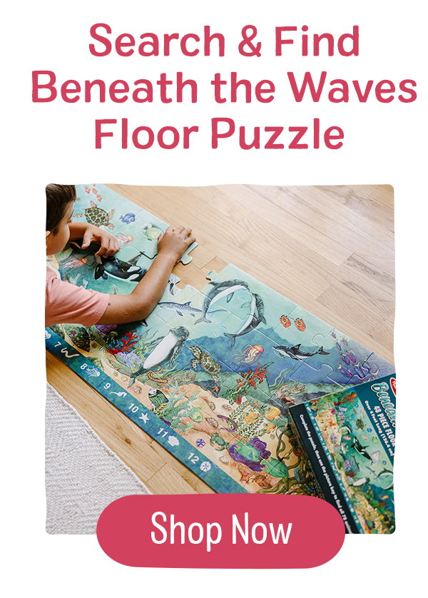 Search & Find Beneath the Waves Floor Puzzle 