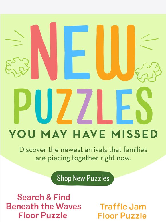 [Age 3+] New Favorite Puzzles Await 🧩