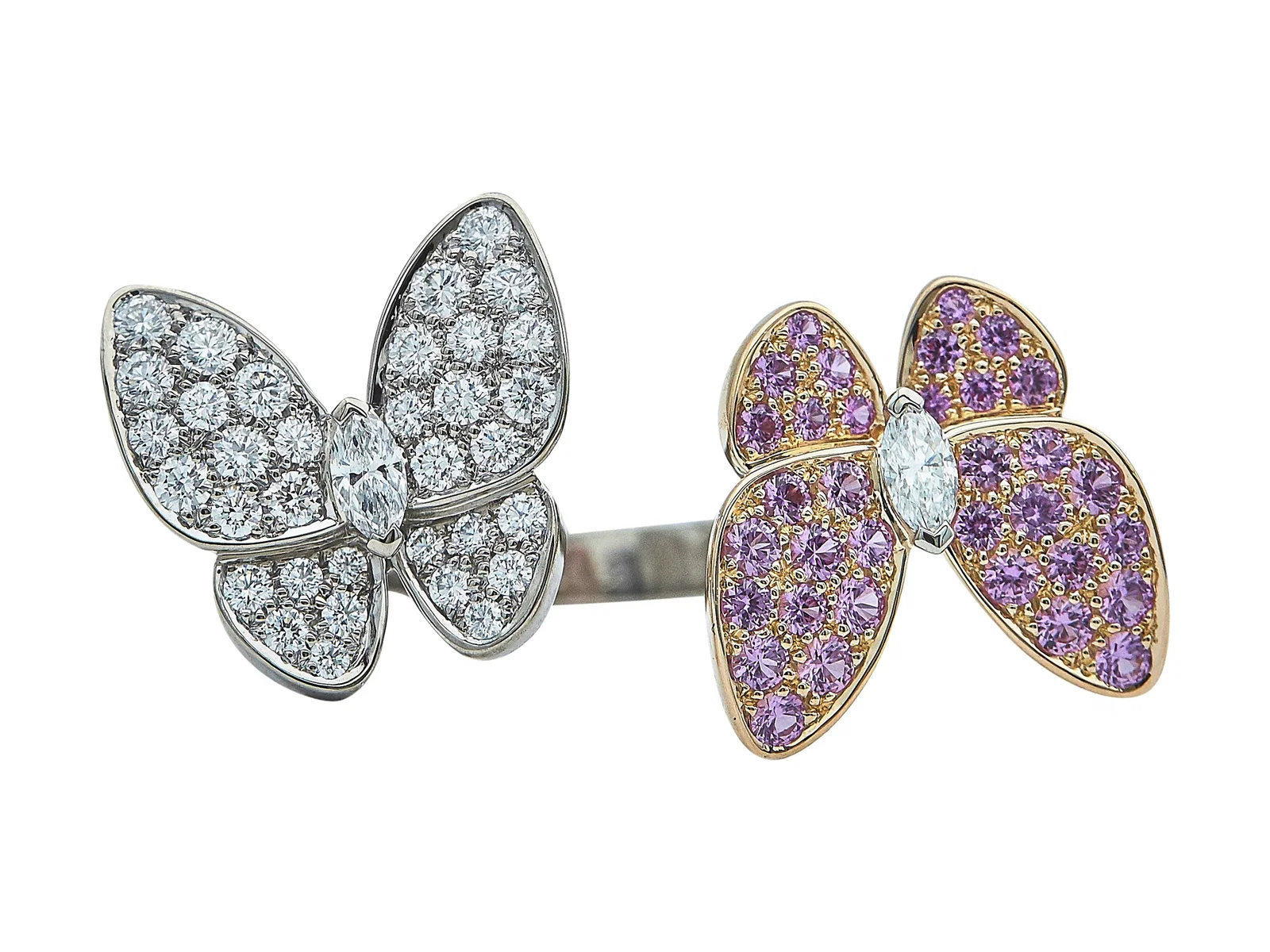 Image of Van Cleef & Arpels Two Butterfly Ring