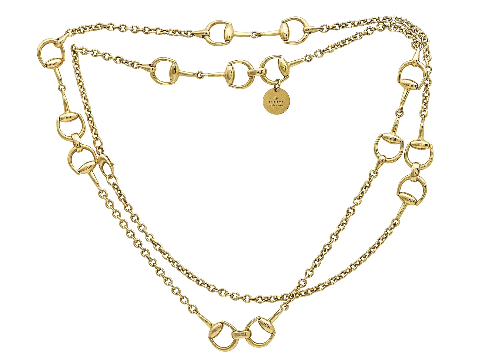 Image of Gucci Horsebit Chain Necklace