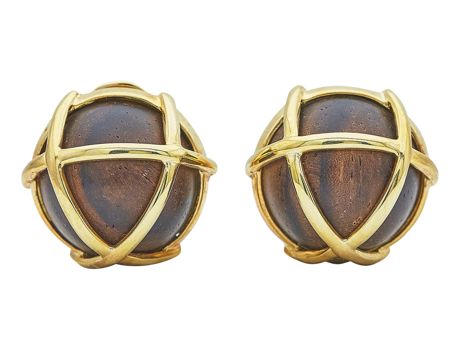 Image of Verdura Caged Earclips