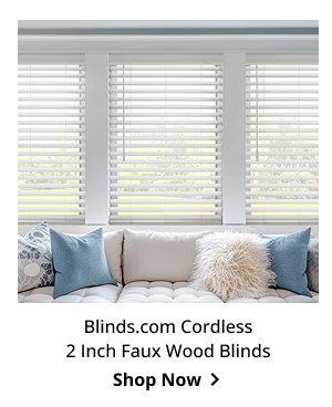 Blinds.com Cordless 2 Inch Faux Wood Blinds | Shop Now >