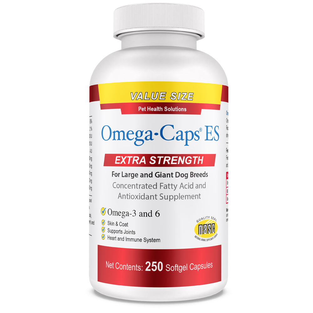 Image of Omega-Caps ES For Large & Giant Dogs (250 Softgel Capsules)