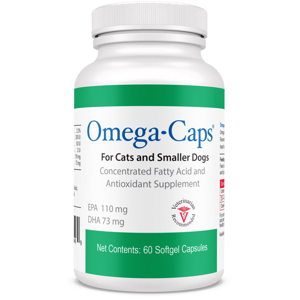 Image of Omega-Caps For Cats & Smaller Dogs (60 Softgel Capsules)