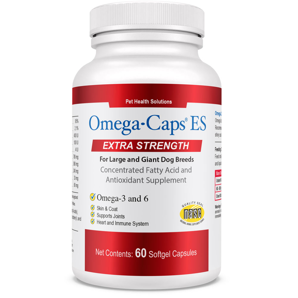Image of Omega-Caps ES For Large & Giant Dogs (60 Softgel Capsules)