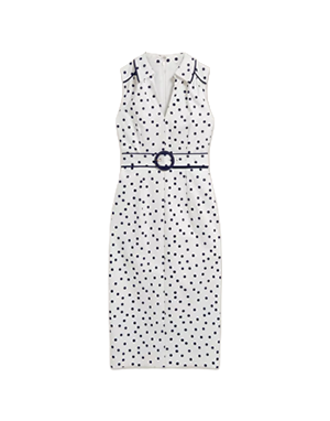 Nancy Spot Shift Dress