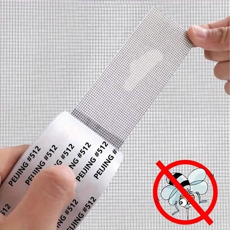 Image of Self-Adhesive Window Screen Tape Mesh Repair Patch