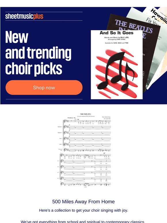 What choirs are loving this week 🎼