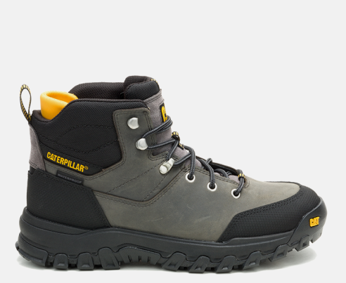 CAT Footwear - Men's Threshold Rebound Hiker Waterproof Work Boot - Quiet Shade colorway.