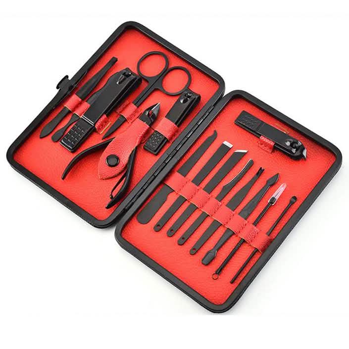 Image of 18-Piece: Nail Clippers Trimming Tool Set