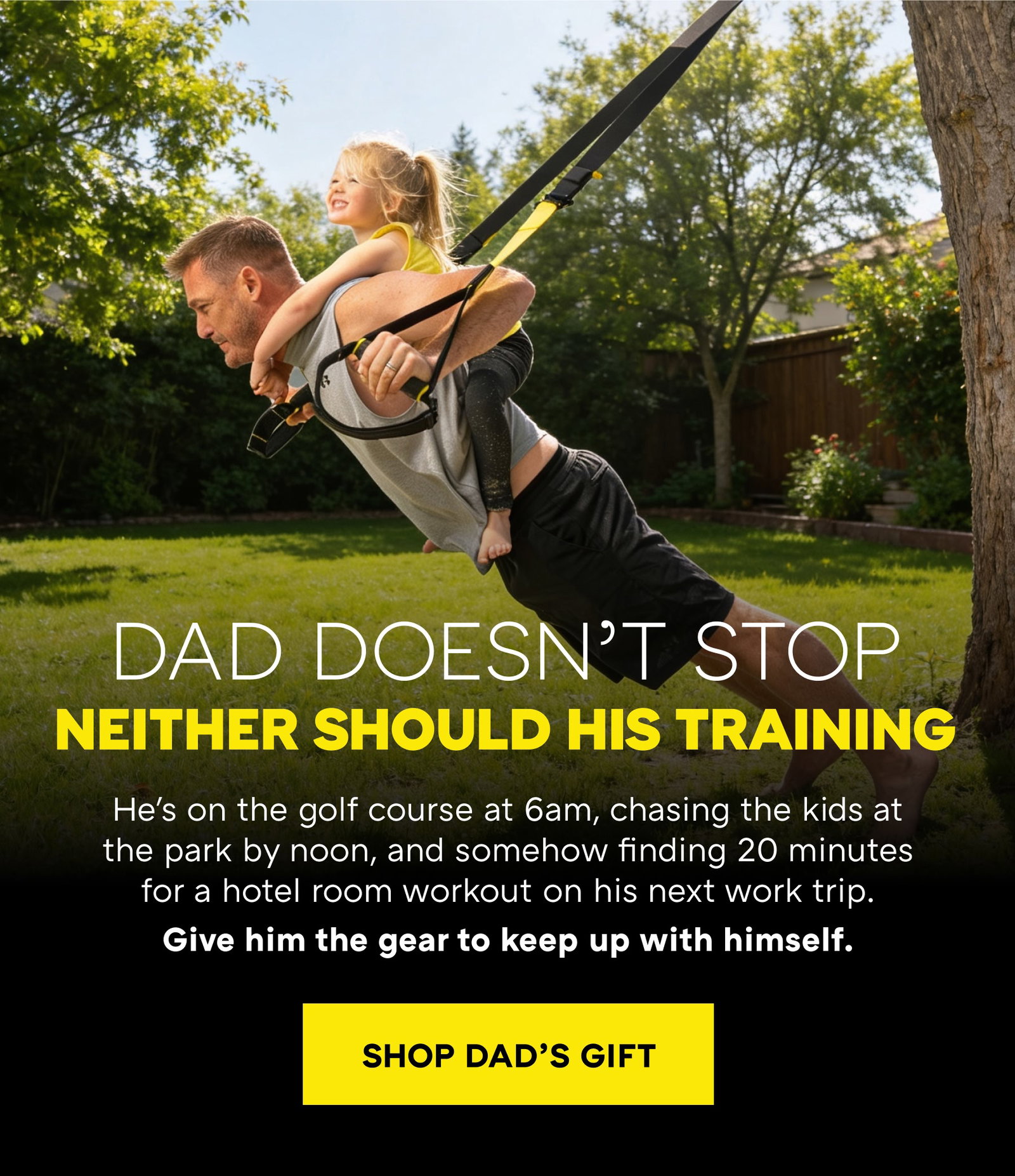 NEITHER SHOULD HIS TRAINING DAD DOESN’T STOP