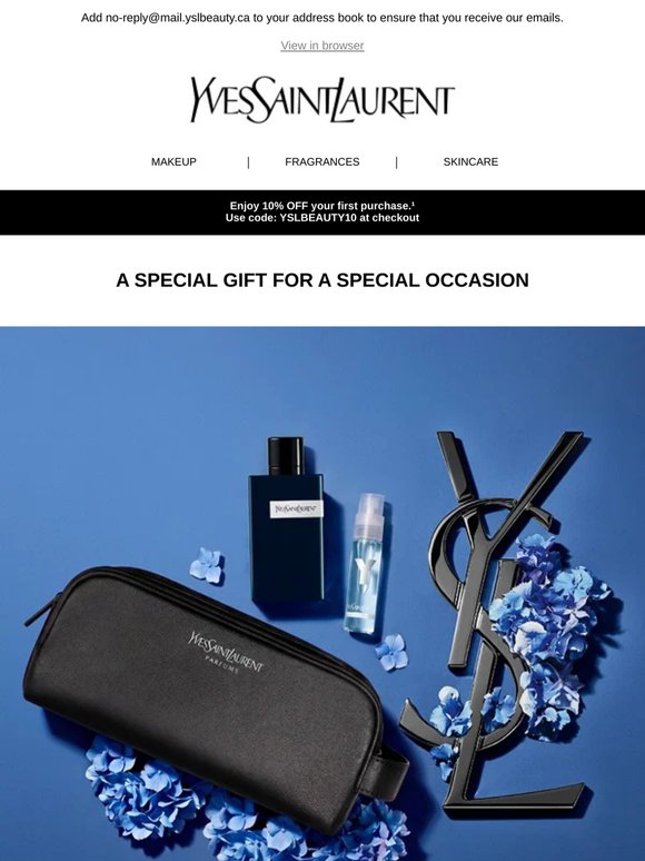 Claim your 3-piece gift with purchase now