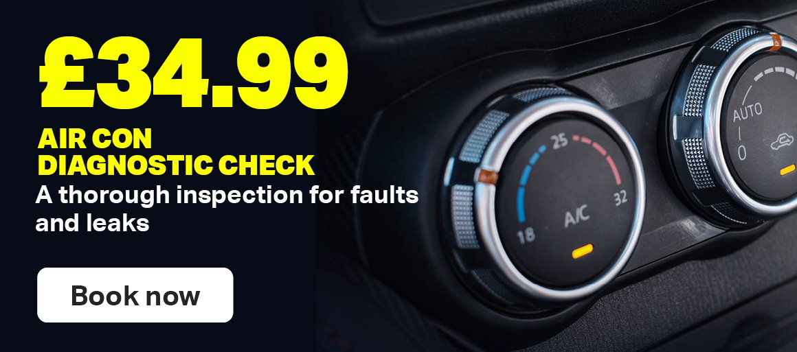 £34.99 AIR CON DIAGNOSTIC CHECK - SHOP NOW