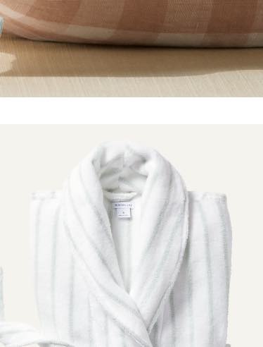 Sonoma Stripe Turkish Cotton Bathrobe