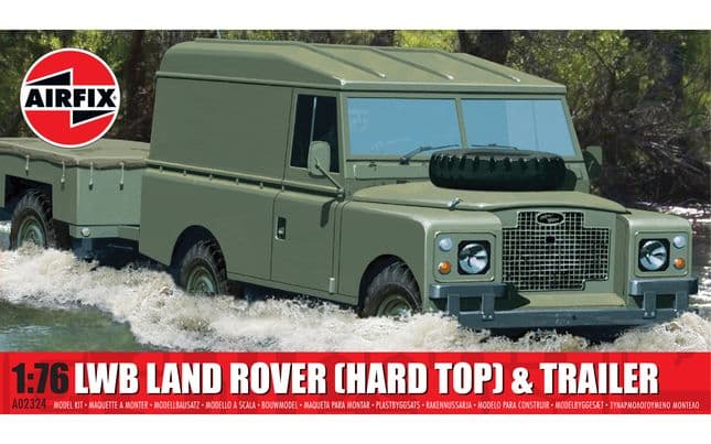 LWB Land Rover and Trailer boxart