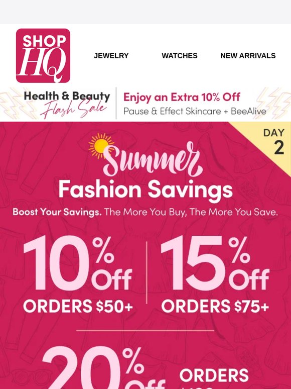 Stack Your Savings: Up to an Extra 20% Off Today!