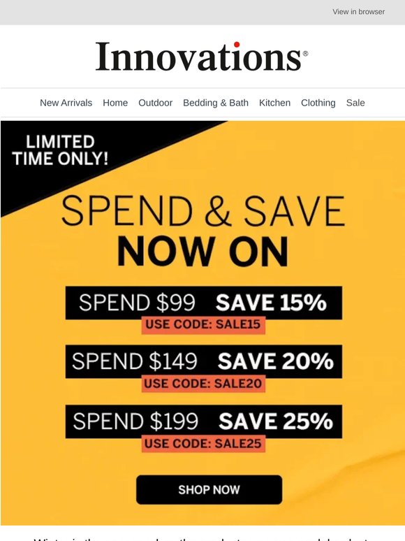 Spend More. Save More. This Long Weekend.