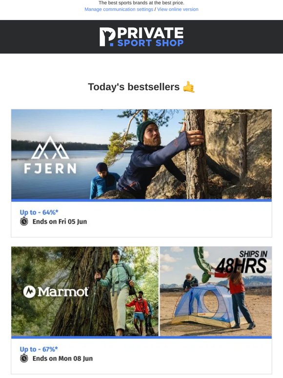 MAD.ONE up to -75% off | Fjern Textile, Marmot, Vanlife, Horze...