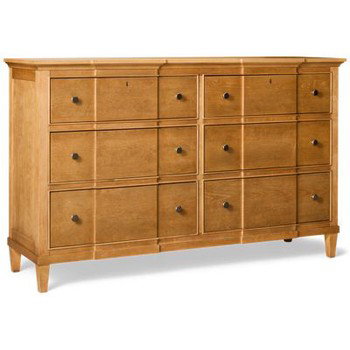 Birchaven 6 Drawer Dresser - Classic Style - Soft-Closing Drawers - Sleek Molded Edges