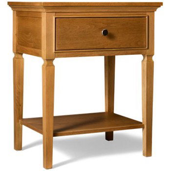 Birchaven 1 Drawer Nightstand - Classic Style - Soft-Closing Drawer - Open Bottom Shelf