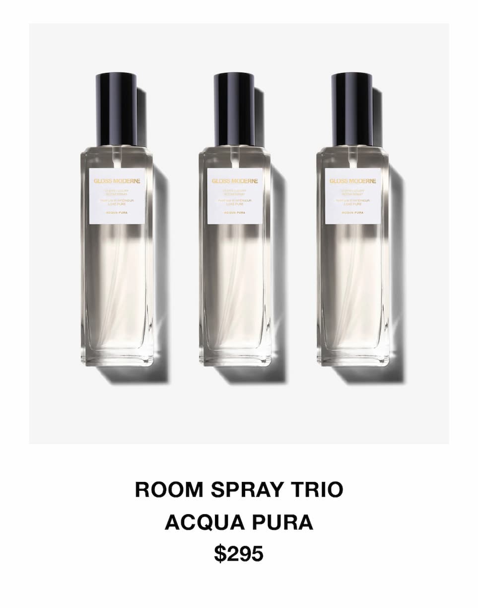 Clean Luxury Room Spray Trio - Acqua Pura