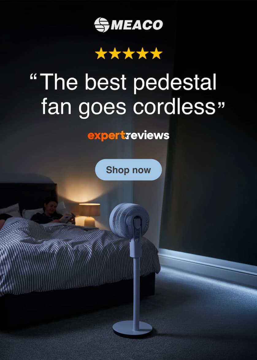 "The best pedestal fan goes cordless" expert reviews