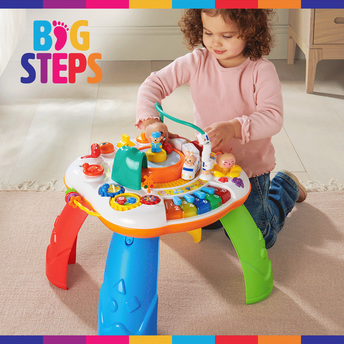 Big Steps Musical Learning Railway Activity Table