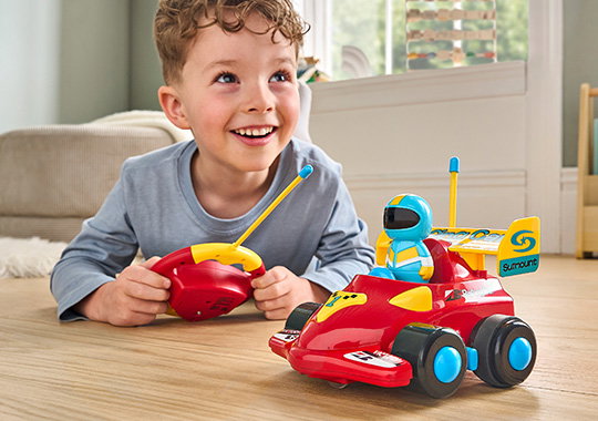 Big Steps Remote Control Car with Lights and Sounds