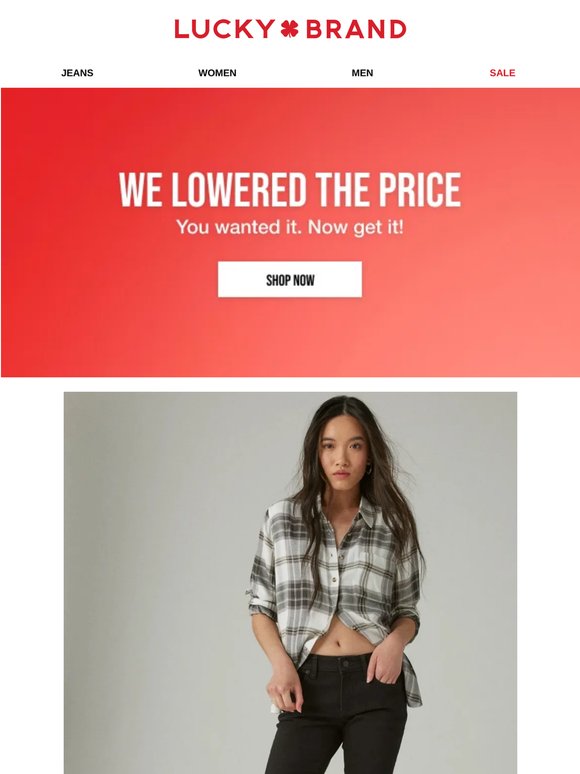 YES! The  Low Rise Lizzie Skinny is on sale