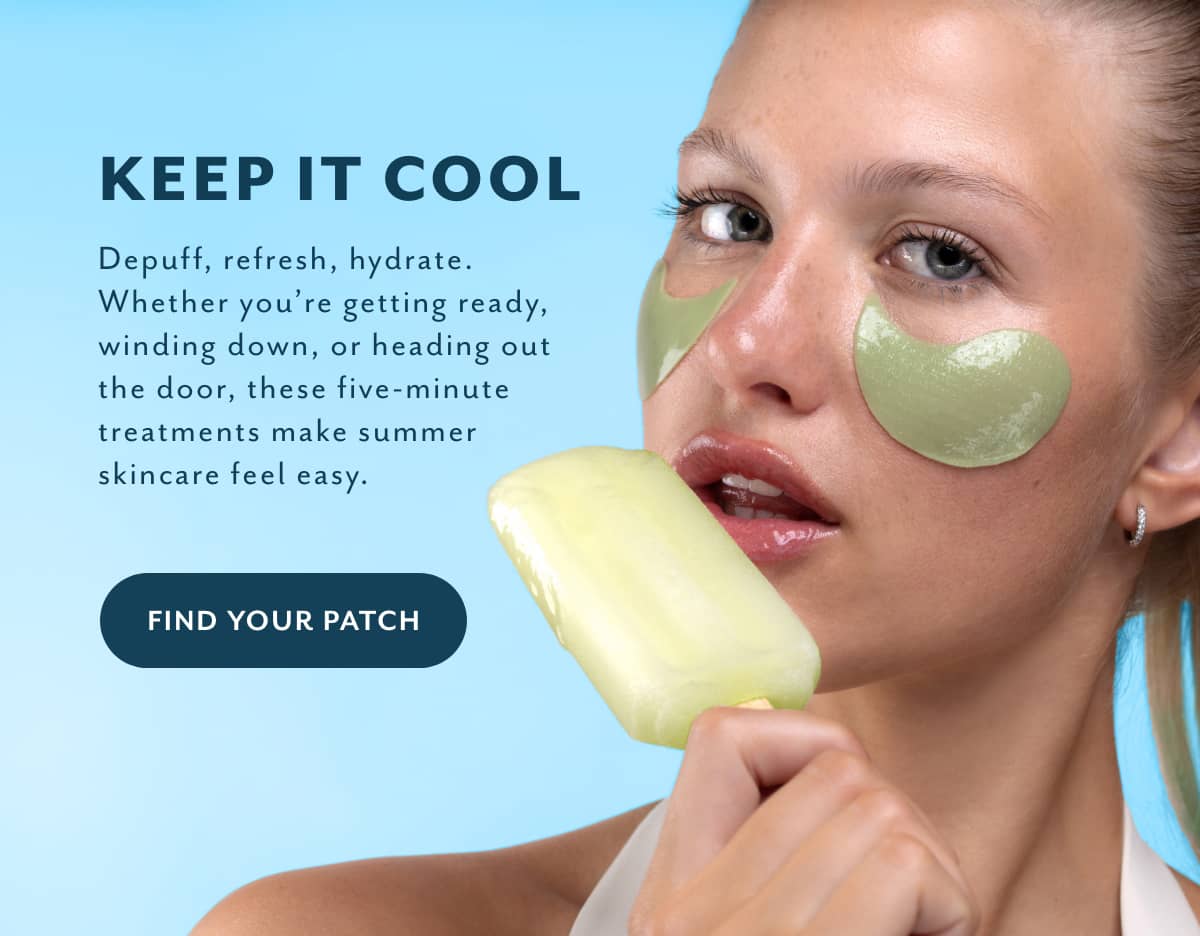 cooling and firming summer skincare masks and eye patches