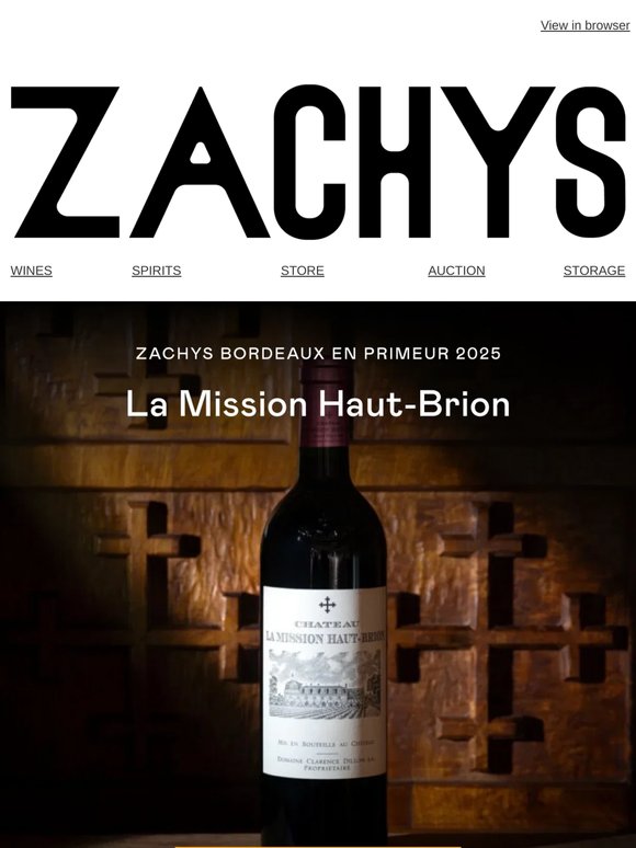 La Mission Haut-Brion 2025: One of the Year's Most Coveted Releases