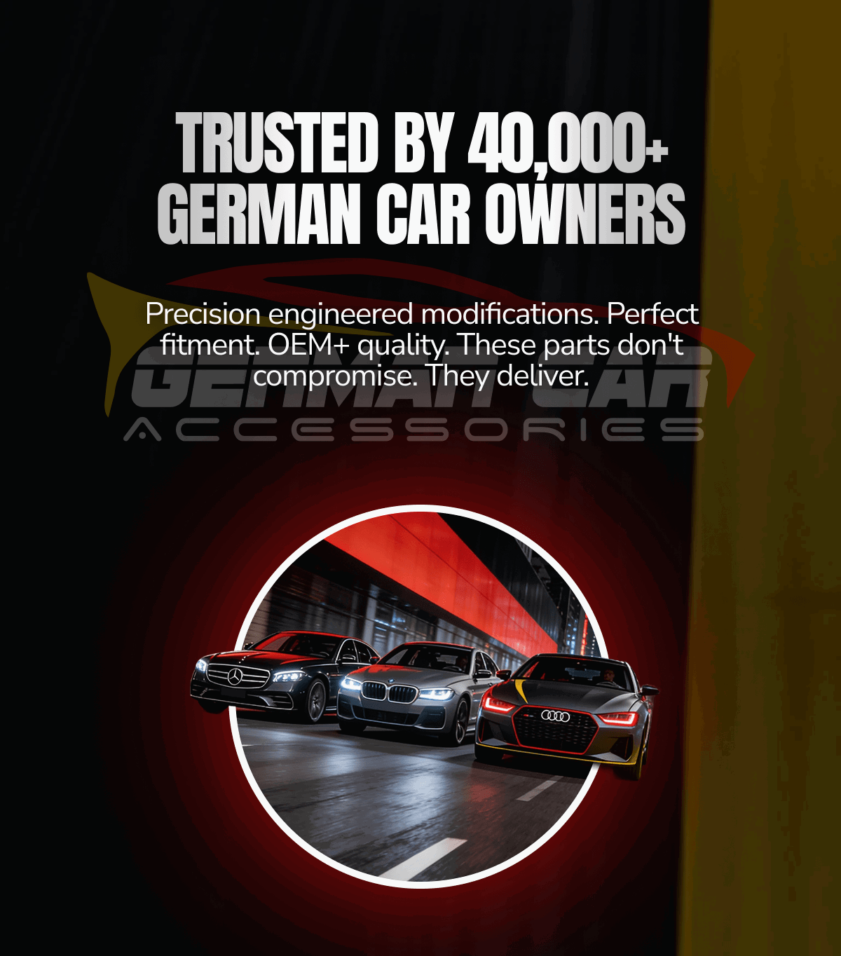 TRUSTED BY 40,000+ GERMAN CAR OWNERS