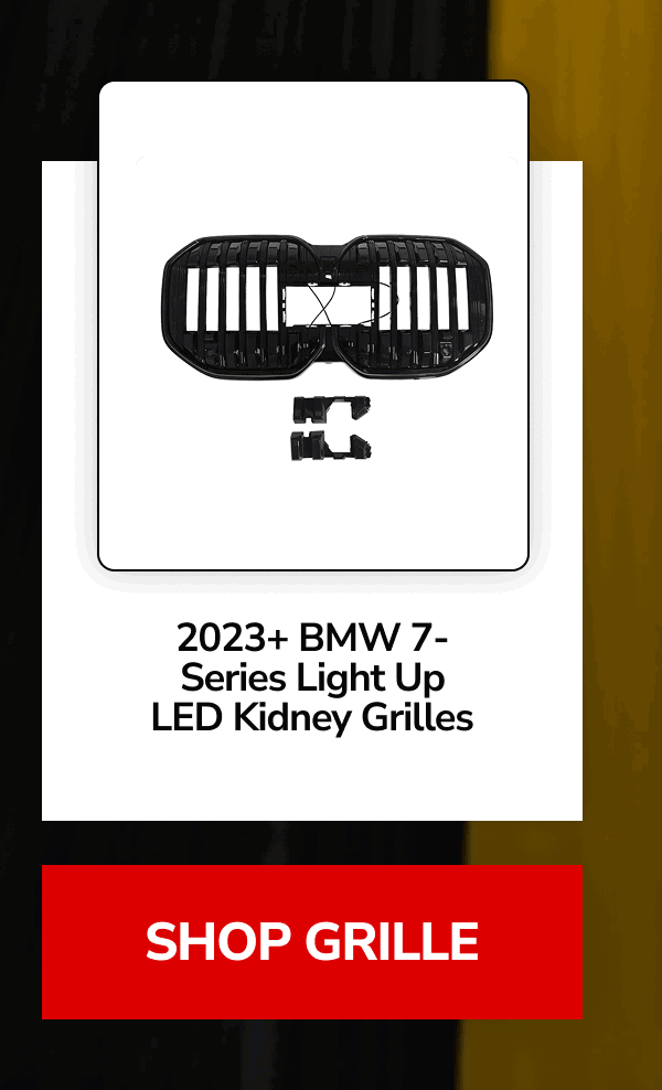 2023+ BMW 7-Series Light Up LED Kidney Grilles