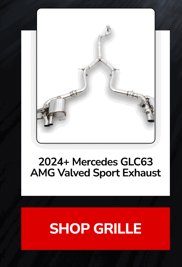 2024+ Mercedes GLC63 AMG Valved Sport Exhaust