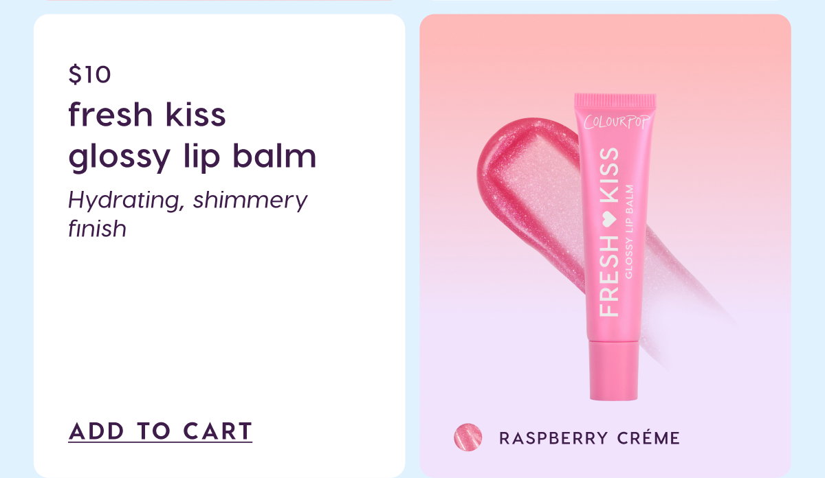 Shop Fresh Kiss Glossy Lip Balm