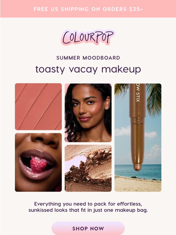 Sunkissed looks that fit in your makeup bag 🌴