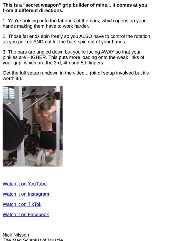The Grip DESTROYER pull-up (builds crazy grip strength)