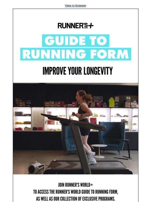 NEW: The Runner's World Guide to Running Form