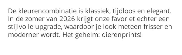 De kleurencombinatie