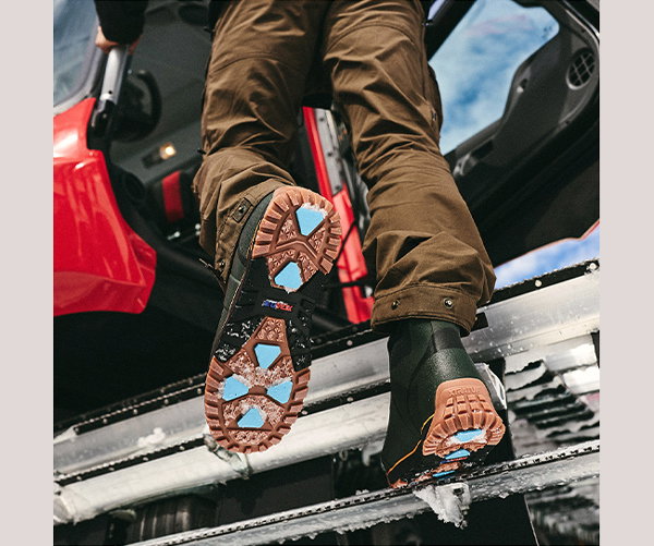 Lifestyle image of Ice Fleece Lined Ankle Deck Boot