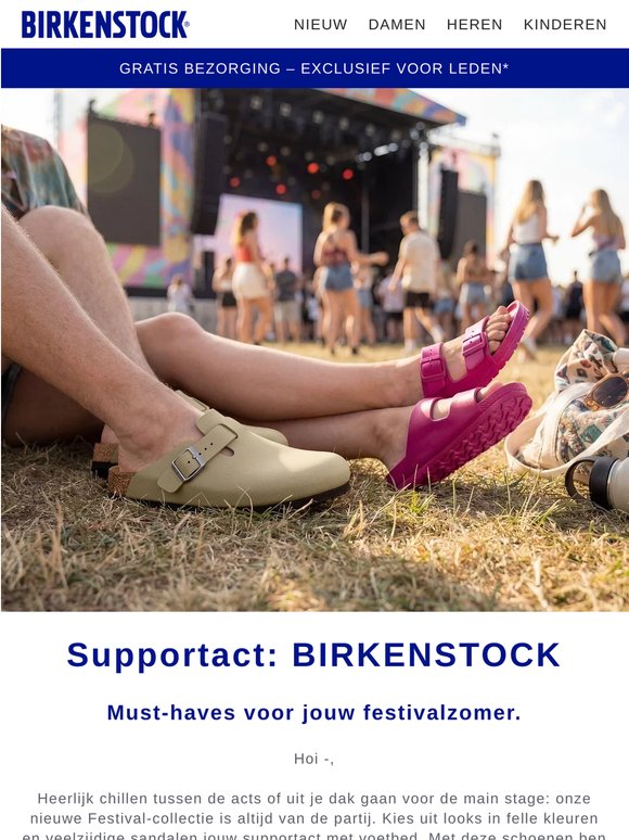 Jouw supportact voor het festival.