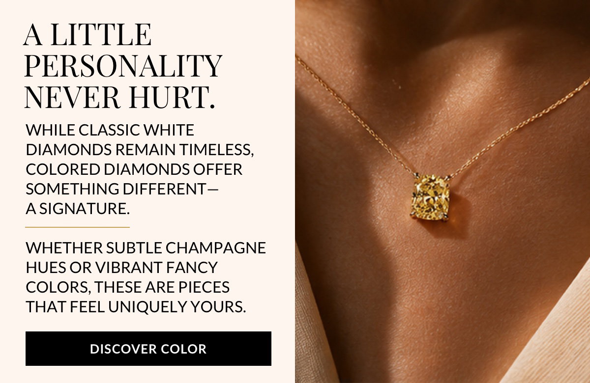 rose gold pendant with yellow diamond