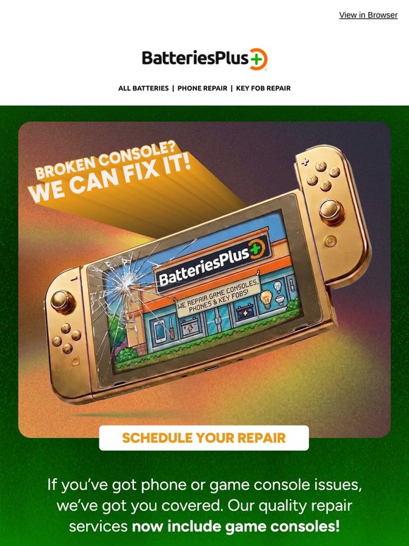Broken Game Console?  🎮 ⚡