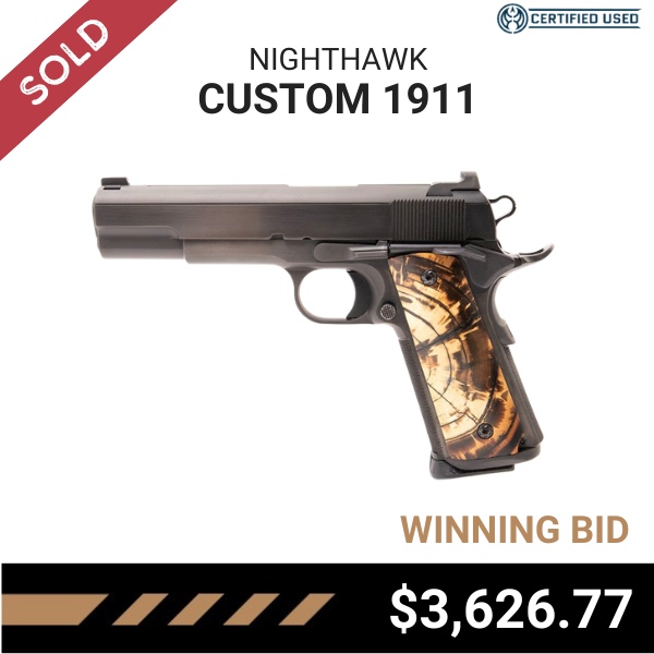 SOLD: NIGHTHAWK CUSTOM 1911
